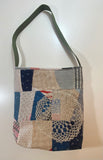 Upcycled Vintage Quilt Tote Bag
