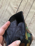 Camo flannel zipper pouch