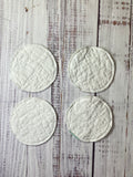 Upcycled Quilt Circle Coaster