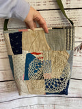 Upcycled Vintage Quilt Tote Bag