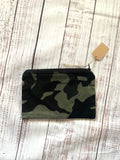 Camo and bunny lace zipper pouch