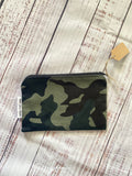 Camo and butterfly lace zipper pouch