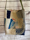 Upcycled Vintage Quilt Tote Bag