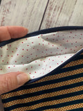 Patriotic Americana print zipper pouch
