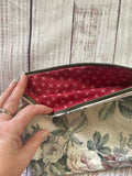 Shabby Chic Floral print zipper pouch
