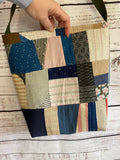 Upcycled Vintage Quilt Tote Bag