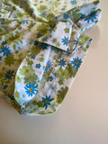 Blue Floral Vintage Sheet Shorts