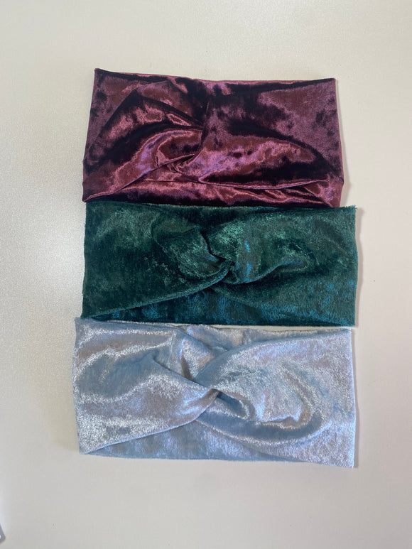 Crushed Velvet Adult Knot Headband