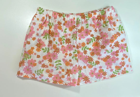 Pink Floral Vintage Sheet Shorts
