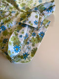 Vintage sheet shorts blue floral