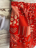Vintage cotton fabric shorts