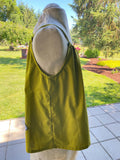Handmade Tie Top Adjustable Tank with vintage quilt blocks