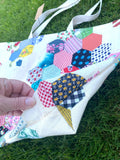 Vintage Quilt Top Tote bag handbag market overnight boho bag