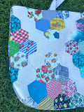 Vintage Quilt Top Tote bag handbag market overnight boho bag