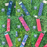 Vintage Fabric Key chain fob